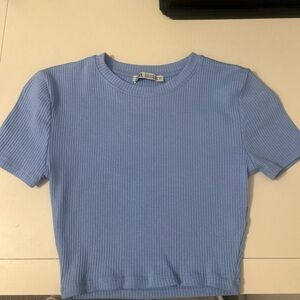 cropped fitted shirt